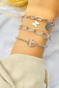 1325-5-en Belted Gold Straight Wristband