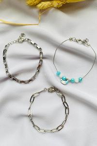 Silver2 Belted Gold Straight Wristband