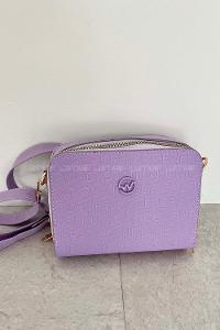 Lilac Buckle Skin Hand Bag Arm Bag Bag