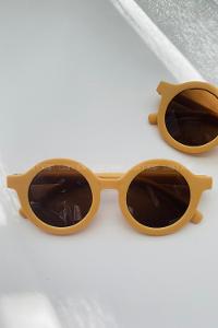 Milky Brown Bone Glasses