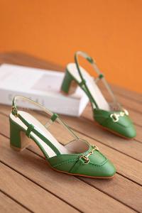 Green Heeled Shoes