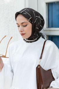 Bitter Brown Cotton Fabric Straight Shawl