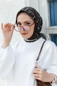 Bitter Brown Cotton Fabric Straight Shawl