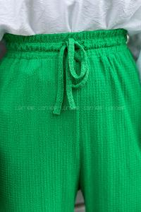 Green-1 Cotton High Waist Comfortable Pants
