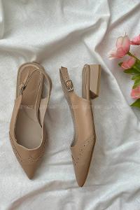Brown With Milk Babet Shoes