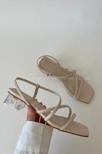 Beige Heeled Shoes