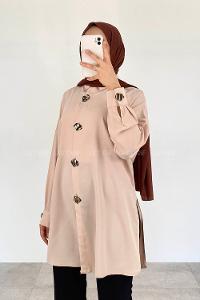 Modalamelif Tek Cepli Ayrobin Gömlek Taş