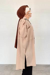 Modalamelif Tek Cepli Ayrobin Gömlek Taş