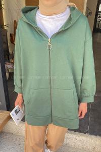 Khaki V Neck Long Arm Knitwear Cardigan