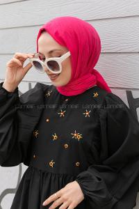 Lamelif Bambu Şal Fuşya