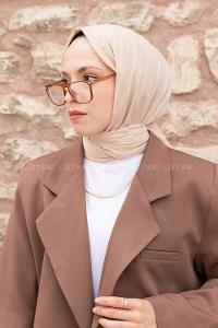 Lamelif Bambu Şal Bej