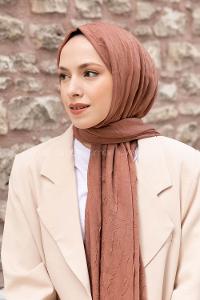 Lamelif Bambu Şal Tarçın