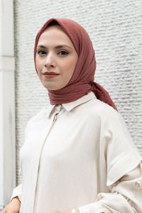 Modalamelif Ayrobin Pamuk Eşarp Gül