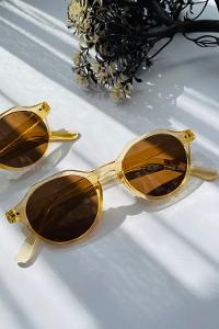 Mustard Transition Glasses