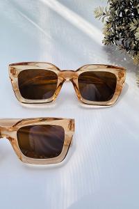 Brown With Milk Glasses