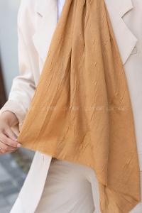 Lamelif Bambu Şal Hardal Sarısı