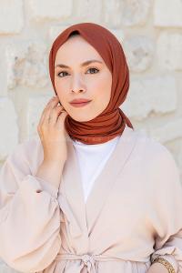 Tile Combed Fabric Straight Scarf