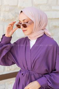 Powder Combed Fabric Straight Scarf