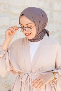 Soil Combed Fabric Straight Scarf