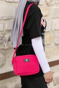 Pink Without Accessories Rope Hand Bag Bag