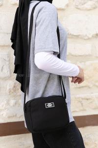 Black Without Accessories Rope Hand Bag Bag