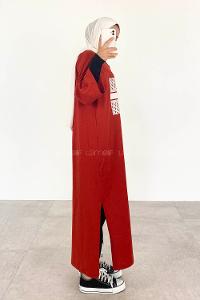 Tile Crew Neck Cotton Printed Tunic