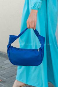 Blue Buckle Skin Hand Bag Bag