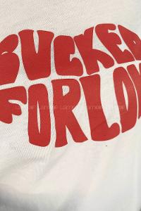 White Crew Neck Short Arm Cotton Printed T-shirt