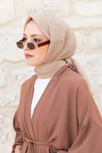 Stone Crepe Fabric Straight Scarf