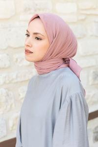 Modalamelif Pano Pamuk Eşarp Pudra