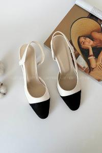 White Heeled Suede Shoes