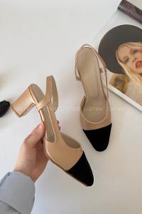 Skin Heeled Suede Shoes