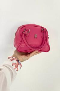 Pink Buckle Skin Hand Bag Bag