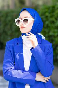 Saxe Wool Printed Scarf