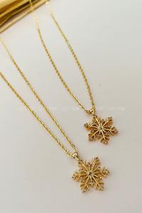 Gold Gold Straight Necklace