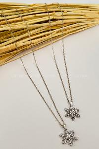 Silver Gold Straight Necklace