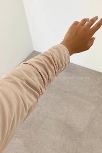 Stone Scoop Neck Long Arm Atlas Jacket