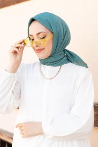 Lamelif Mio Caz Eşarp Turkuaz