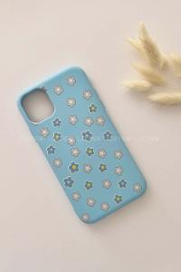 Baby Blue Printed Iphone 11 Phone Case