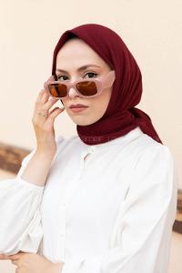 Lamelif Mio Caz Eşarp Bordo