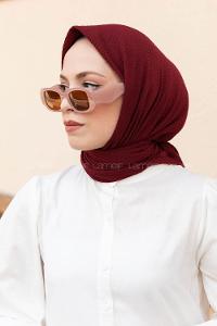 Lamelif Mio Caz Eşarp Bordo