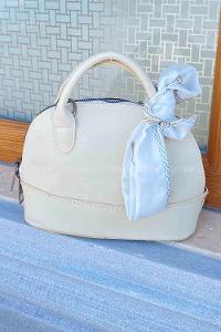 Cream With Suspenders Skin Hand Bag Bag