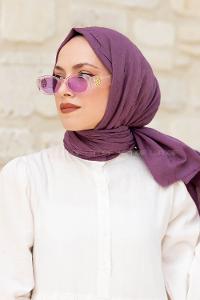 Lamelif Bambu Şal Erik Moru