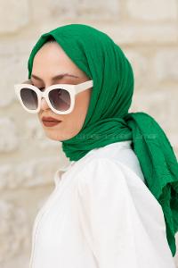 Lamelif Bambu Şal Benetton Yeşili