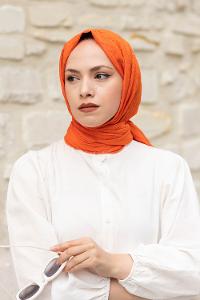 Lamelif Bambu Şal Turuncu