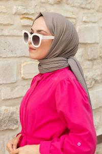 Modalamelif Mio Caz Şal Koyu Vizon