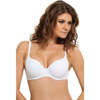 Lamelif Desteksiz Mikrofiber Beyaz Sütyen