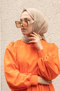 Lamelif Mio Caz Şal Bej