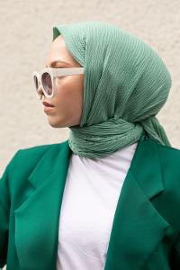 Lamelif Mio Caz Şal Çağla Yeşili