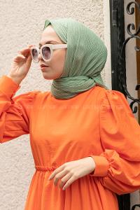 Lamelif Mio Caz Şal Yaprak Yeşili